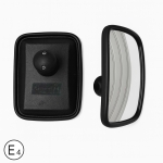 Set oglinzi laterale exterioare universale cu unghi larg 222 x 172 mm pentru camioane, stivuitoare, utilaje de construcții și agricole, excavatoare, rulote etc.