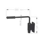 Set Suporturi universale pentru oglinzi retrovizoare exterioara laterala pentru camion, motostivuitor, utilaje de constructii si agricole, excavatoare, rulote, microbuze si altele.