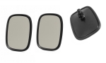 Set 2 oglinzi retrovizoare exterioare universale laterale 18.5 x 14 cm pentru camion, motostivuitor, utilaje de constructii si agricole, excavatoare, rulote, microbuze si altele.
