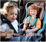 Protectie termoizolanta pentru scaun auto de copil – husa universala impotriva supraincalzirii