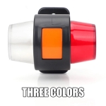 Set de 2 Lampa Laterala Gabarit LED cu efect neon pentru camion, remorca, TIR, van, rulota etc. 12–24V, rosu-alb-portocaliu