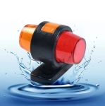 Set de 2 Lampa Laterala Gabarit LED cu efect neon pentru camion, remorca, TIR, van, rulota etc. 12–24V, portocaliu-portocaliu-rosu