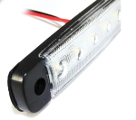 Lampa laterala Gabarit LED 24V, alba pentru camion, remorca, TIR, van, rulota etc.