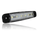 Lampa laterala Gabarit LED 24V, alba pentru camion, remorca, TIR, van, rulota etc.