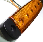 Lampa laterala Gabarit LED 24V, portocalie pentru camion, remorca, TIR, van, rulota etc.