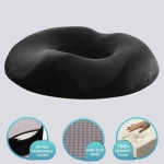 Perna ergonomica pentru sezut din spuma memory pentru ameliorarea durerilor de coccis - 45 x 41cm