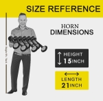 Tromba Claxon pneumatica muzicala 24V cu 6 tevi si telecomanda