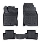 Set covorase auto din cauciuc tip tavita 3D Erpassan pentru NISSAN QASHQAI II (J11) 2013-2021