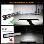 51 Cm 162W Diodă puternică cu LED Bară cu LED-uri 54 LED Ultra subțire Lampă cu halogen 12V 24V Auto ATV Jeep 4x4 Camion offroad etc