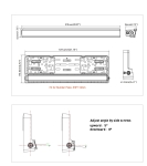 Rama pentru numar cu bara LED incorporata 20" (51 cm) 12-24V, alba si portocalie lumina de zi DRL