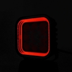 LED Halogen Proiectoare 60W - Alb, Lumina difuza cu lumina DRL galbena si rosie 12-24V