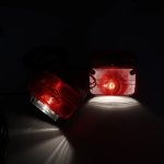 Stopuri universale pentru remorca cu becuri, 4 functii, cu cablu si mufa cu 7 pini – 12V, E24