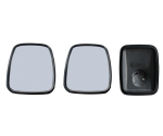 Set 2 bucati Oglinda laterala exterioara universala cu unghi larg 220 x 175 mm pentru camioane, autobuze, utilaje de constructii si agricole, excavatoare, rulote etc.