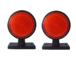 Set Led Lampa gabarit pentru camion, remorca, rulota, 12-24V, rosu, portocaliu, 2 buc