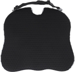 Scaun ergonomic cu spuma cu memorie si plasa respirabila 3D pentru masina, birou si acasa – antialunecare cu curea – Negru