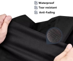 Set 2+1 Husa universale impermeabile / cu protectie solara din material Oxford pentru scaunele fata ale dubei – Negru