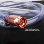 Furtun autoamorsant cu supapa 1.7 m – pompa sifon manuala cu aspiratie pentru combustibil, apa si lichide