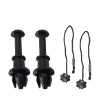 Set complet clipsuri + franghie pentru snurul politei portbagajului – compatibil Audi, VW, Seat, Skoda OEM 1M6867574A