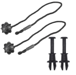 Set complet clipsuri + franghie pentru snurul politei portbagajului – compatibil Audi, VW, Seat, Skoda OEM 1M6867574A