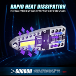 Set Bec LED T10 W5W, blister CANBUS 6000K Alb, 200 lumeni, 360°, Plug & Play - 12V