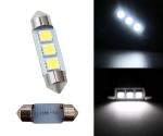 Set Bec LED C5W (Festoon) 31mm – Blister, 3× SMD 5050, Lumina Alba 6000–6500K 