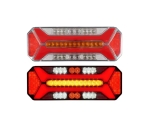 Stop LED spate multifunctional 5 functii pentru camion, remorca, semnalizare dinamica, stop, marsarier, ceata, IP66, 12–24V