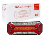 Stop LED spate – set (stanga + dreapta), multifunctional, 5 functii, pentru camion si remorca, semnalizare dinamica, stop, marsarier, ceata, IP66, 12–24V