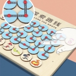 Joc Montessori din lemn „Explore the Route” – descopera traseul