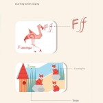 Puzzle Montessori din lemn „Alphabet & Animal Board” – alfabet si animale