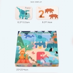Puzzle Montessori din lemn „Alphabet & Animal Board” – alfabet si animale