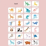 Puzzle Montessori din lemn „Alphabet & Animal Board” – alfabet si animale