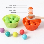 Joc Montessori 5 in 1 Logarithmic Plate Beads, din lemn