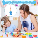 Joc Montessori 5 in 1 Logarithmic Plate Beads, din lemn