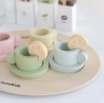 Set de Ceai din lemn, 21 piese, multicolor