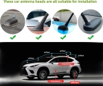 Antena auto activa tip shark fin cu amplificator integrat – universala, imbunatateste semnalul, Negru
