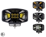 Proiector LED universal cu halogen 12V-24V 140W alb-galben pentru ATV jeep camion tractor utilaje agricole și alte echipamente