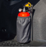 Suport pentru stingator AMIO tip spray, velcro - Negru