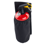 Suport pentru stingator AMIO tip spray, velcro - Negru