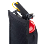 Suport pentru stingator AMIO tip spray, velcro - Negru