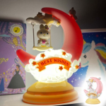 Lampa decorativa „Moon Lamp Bunny – Best Wishes” – lampa de noapte cu iepuras si luna