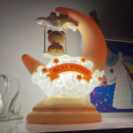 Lampa decorativa „Moon Lamp Bear – Best Wishes” – lampa de noapte cu ursulet si luna