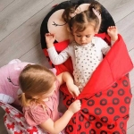 Sac de dormit pentru copii Happy Nappers "Unicorn" – perna si sac de dormit intr-unul singur 180x70 cm