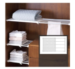 Raft telescopic, Extindere 40cm, Alb