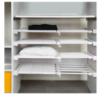 Raft telescopic, Extindere 40cm, Alb