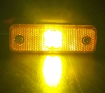 Lampa Laterala Gabarit LED Portocaliu 24V 4 SMD 100x30 mm