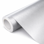 Folie decorativa auto profesionala Brushed Silver 1.52 x 18M