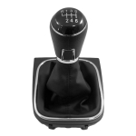 Nuca Schimbator Viteze cu Burduf din Eco Piele pentru VW Golf Mk 5, Mk 6, Scirocco Mk3, Jetta Mk6, VW EOS, 6 Viteze ОЕМ 1K0711113