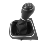 Nuca Schimbator Viteze cu Burduf din Eco Piele pentru VW Golf Mk 5, Mk 6, Scirocco Mk3, Jetta Mk6, VW EOS, 6 Viteze ОЕМ 1K0711113