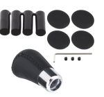 Nuca universala schimbator viteze – 5/6 viteze – aluminiu si piele PU – cu adaptoare 8/10/11/12 mm