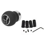 Nuca universala schimbator viteze – 5 viteze – aluminiu si piele PU – adaptoare 8/10/11/12 mm